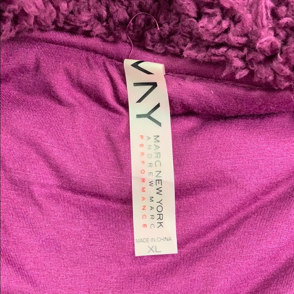 ❄️NWT Marc New York Purple Sherpa Vest❄️ - Picture 4 of 8